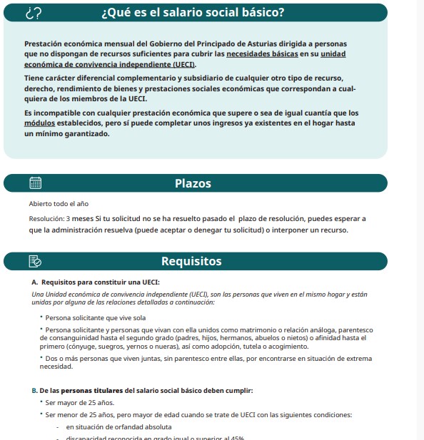 Qué es el salario social básico