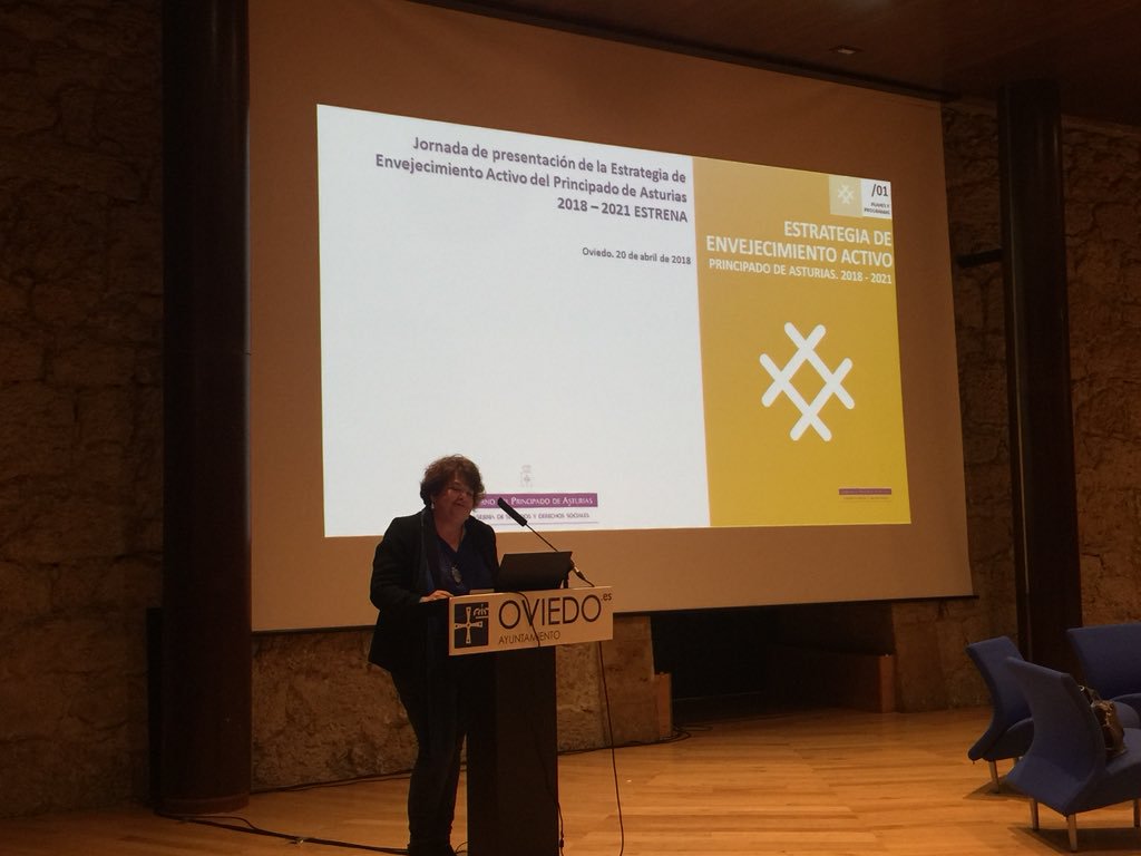 Presentación del #Estrena, Lina Menéndez, directora general de Servicios Sociales de Proximidad